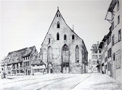 Strasbourg TempleNeuf 1834