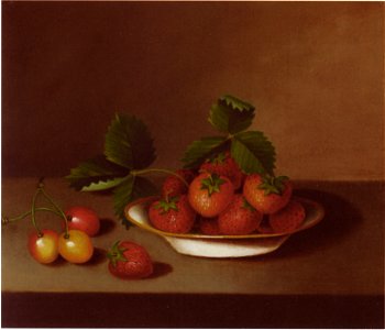 Strawberries and cherries margaretta angelica peale