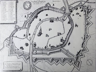 Strasbourg PlanMérian 1643