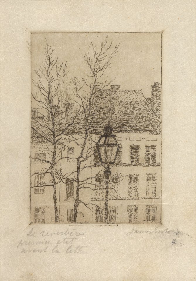 Straatlantaarn, James Ensor, Mu.ZEE Oostende, SM001370