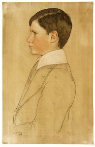 William Strang - Portrait of a Boy, the Artist's Son