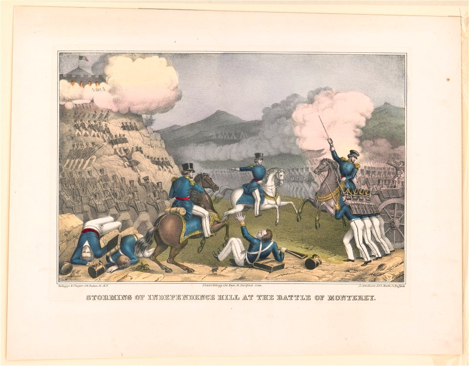 Storming Of Independence Hill At The Battle Of Monterey - Kelloggs ...