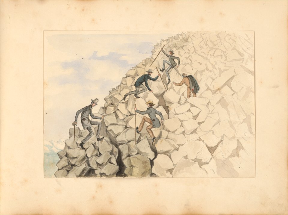 Stredoeurópsky maliar z 19. storočia - Album kresieb z 1847 - 1849 - K 6079-48 - Slovak National Gallery