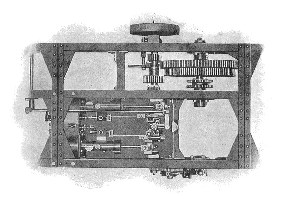 Straker steam wagon engine, plan (Rankin Kennedy, Modern Engines, Vol III)