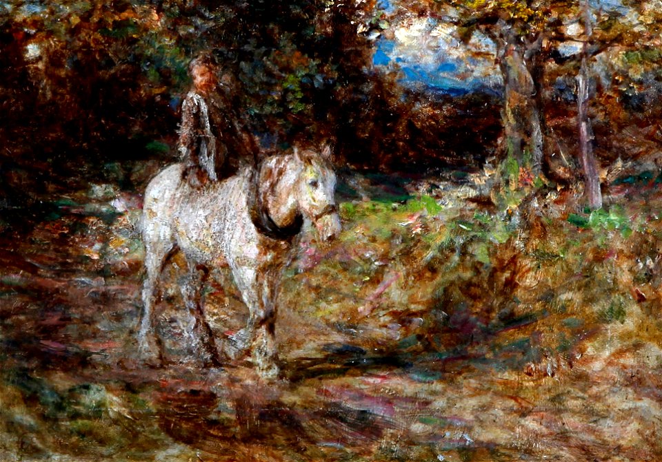 Edward Stott - Riding the farm horse