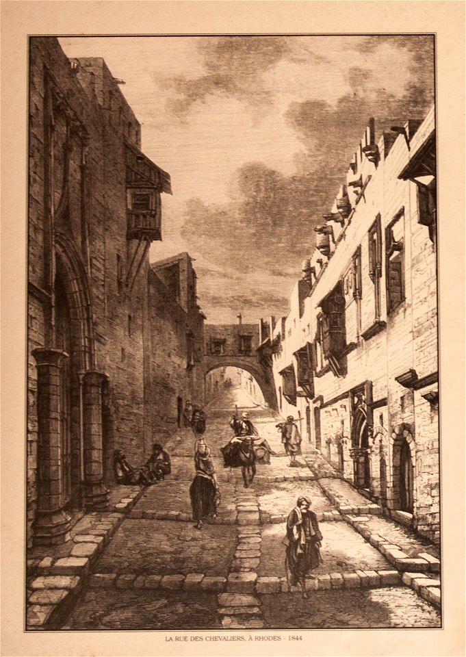 Street of the Knights, 1844