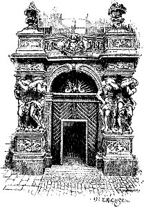 Story of Prague (1920), gate of the Clam-Gallas Palace