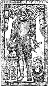 Story of Prague (1920), tombstone of Tycho Brahe
