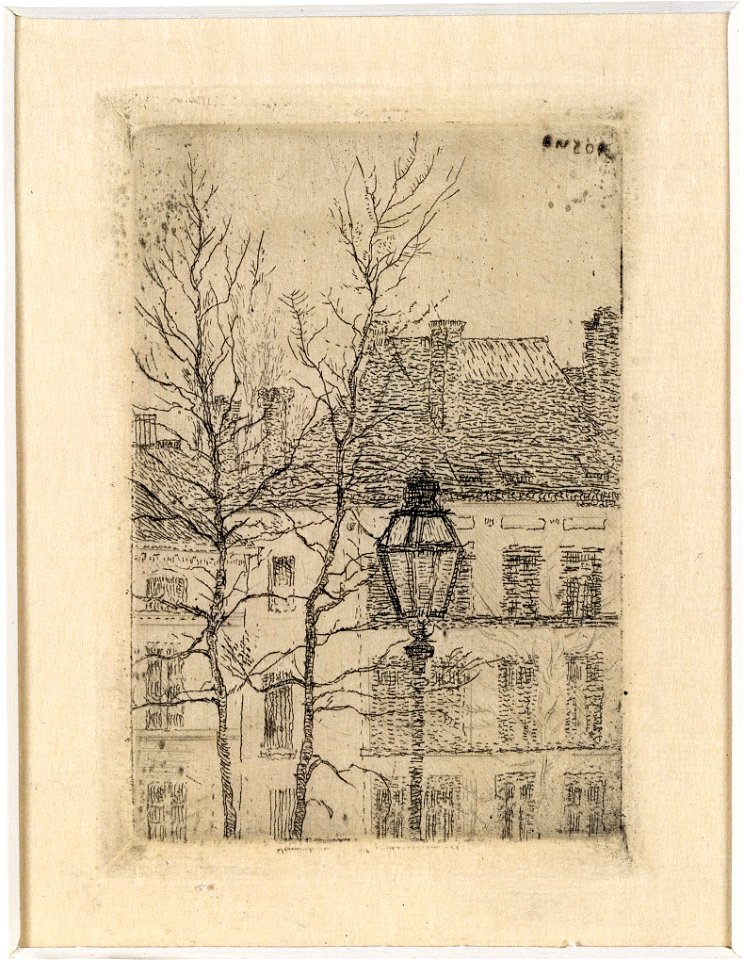 Straatlantaarn, James Ensor, MSK Gent, 1998-B-21-3 (T21)