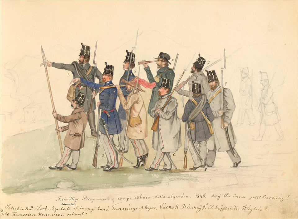 Stredoeurópsky maliar z 19. storočia - Album kresieb z 1847 - 1849 - K 6079-29 - Slovak National Gallery