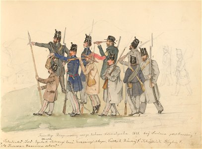 Stredoeurópsky maliar z 19. storočia - Album kresieb z 1847 - 1849 - K 6079-29 - Slovak National Gallery