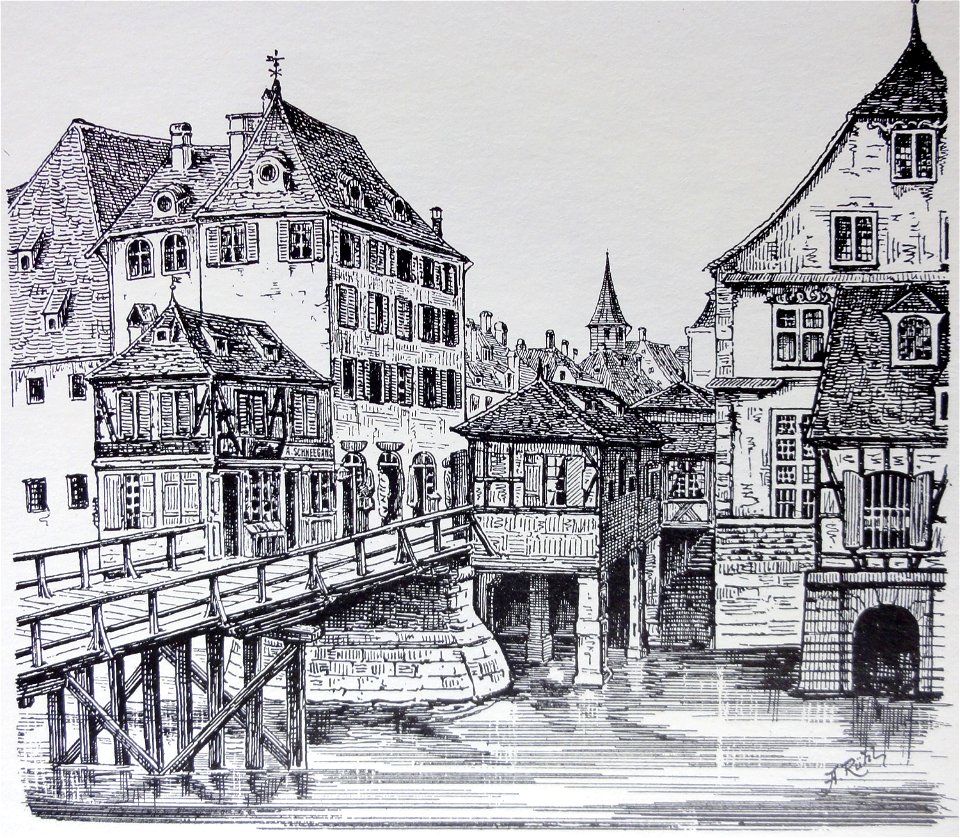Strasbourg PontCorbeau 1839