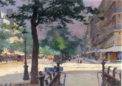 Street Scene, Paris (Jules Ernest Renoux)