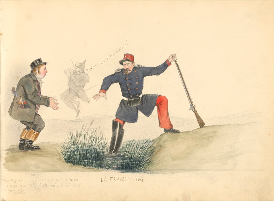 Stredoeurópsky maliar z 19. storočia - Album kresieb z 1847 - 1849 - K 6079-44 - Slovak National Gallery