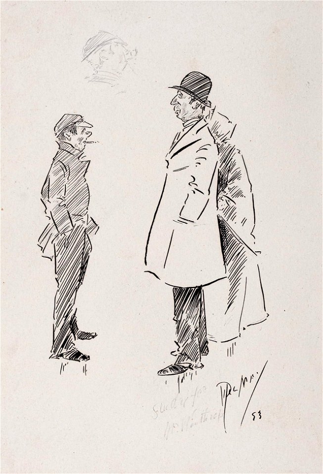 Street Meeting - Phil May - 1893 - May-94628
