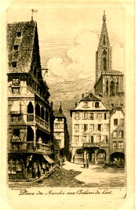 Strasbourg n° 5 Place du Marché aux Cochons de Lait