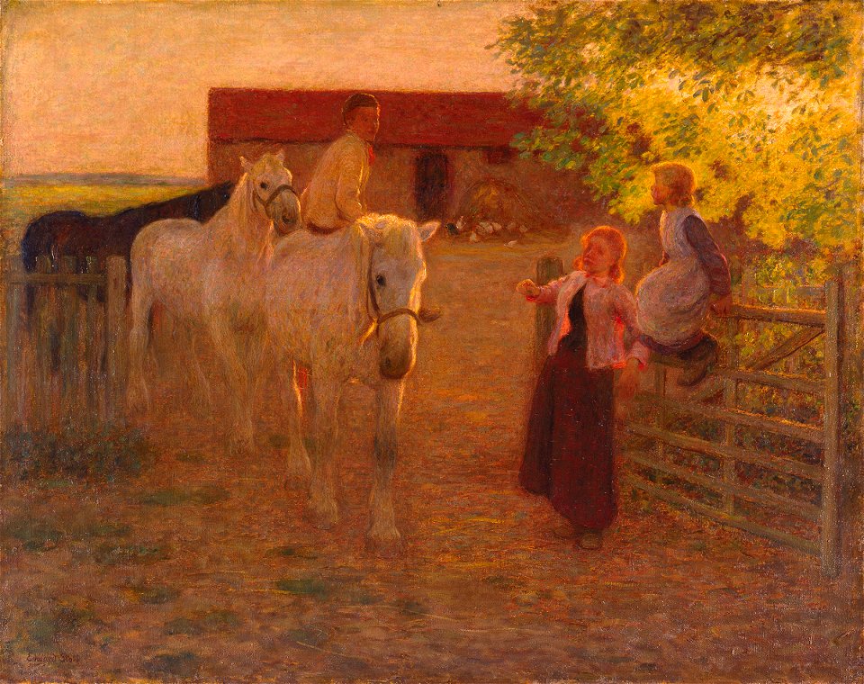 Edward Stott - The Old Gate (1896)