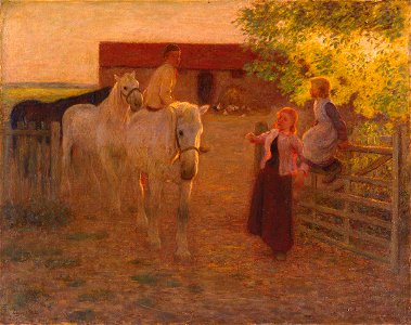 Edward Stott - The Old Gate (1896)