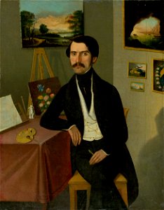 Stredoeurópsky maliar z 1. polovice 19. storočia - Podobizeň muža - O 879 - East Slovak Gallery