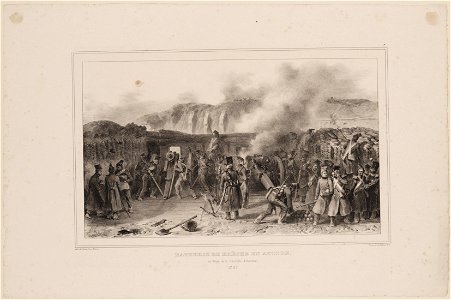 Strijd om de citadel van Antwerpen (batterie de brèche en action), objectnr A 15332