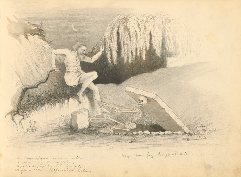 Stredoeurópsky maliar z 19. storočia - Album kresieb z 1847 - 1849 - K 6079-34 - Slovak National Gallery