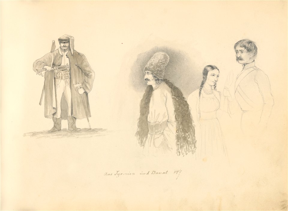 Stredoeurópsky maliar z 19. storočia - Album kresieb z 1847 - 1849 - K 6079-11 - Slovak National Gallery