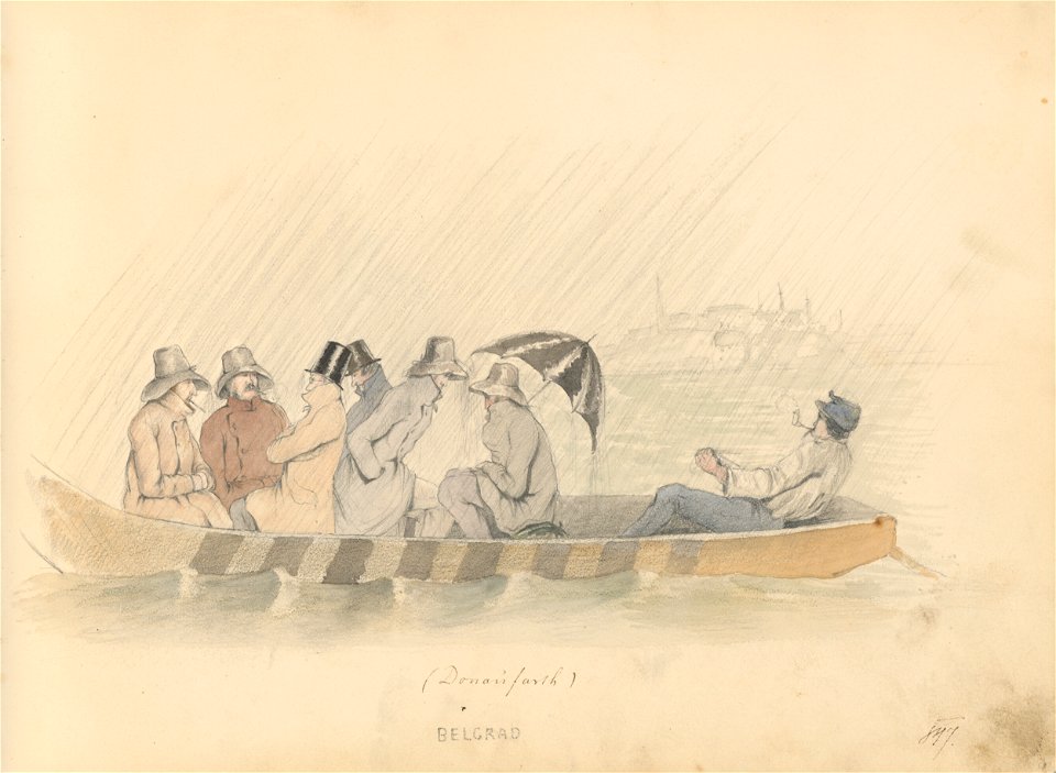 Stredoeurópsky maliar z 19. storočia - Album kresieb z 1847 - 1849 - K 6079-14 - Slovak National Gallery