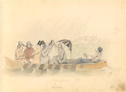 Stredoeurópsky maliar z 19. storočia - Album kresieb z 1847 - 1849 - K 6079-14 - Slovak National Gallery