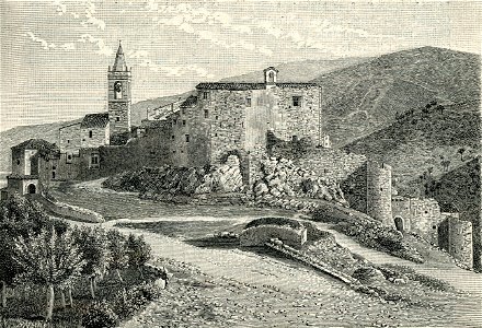 Stroncone dettaglio di una parte del paese