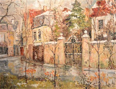Strasse-im-schnee vorfühling