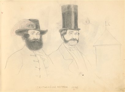 Stredoeurópsky maliar z 19. storočia - Album kresieb z 1847 - 1849 - K 6079-25 - Slovak National Gallery