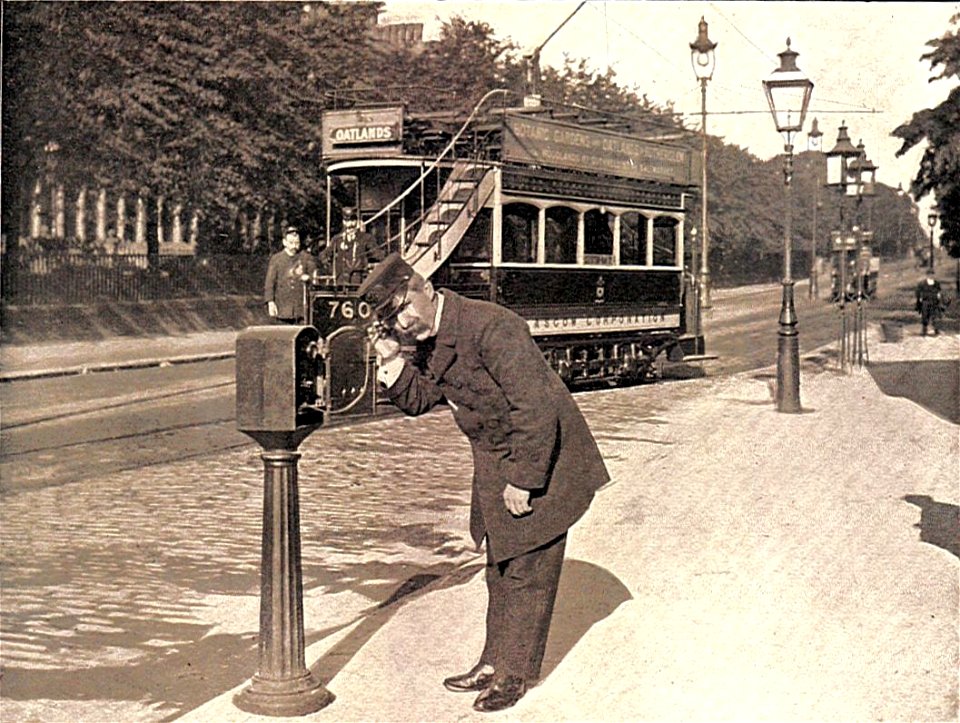 Street telephone for tramways (Rankin Kennedy, Electrical Installations, Vol V, 1903)