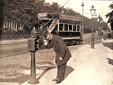 Street telephone for tramways (Rankin Kennedy, Electrical Installations, Vol V, 1903)