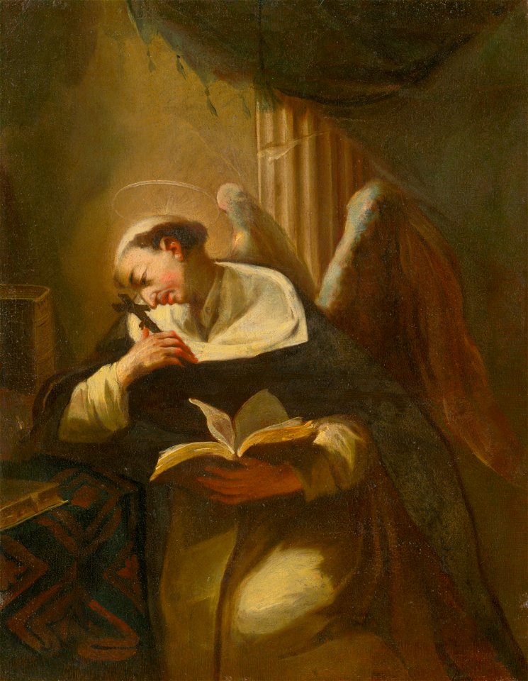 Stredoeurópsky - Slovenský - maliar z 2. polovice 18. storočia - Kneeling Meditating Saint - O 3561 - Slovak National Gallery