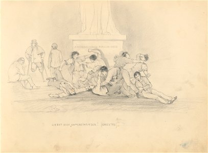 Stredoeurópsky maliar z 19. storočia - Album kresieb z 1847 - 1849 - K 6079-33 - Slovak National Gallery