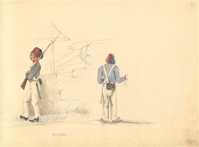 Stredoeurópsky maliar z 19. storočia - Album kresieb z 1847 - 1849 - K 6079-16 - Slovak National Gallery