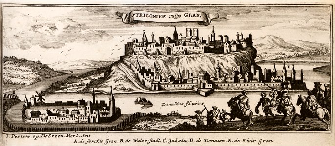 Strigovium vulgo Gran - Peeters Jacob - 1686