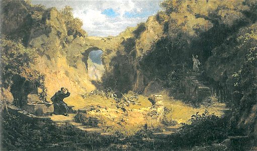 Streitende Einsiedler (Spitzweg)