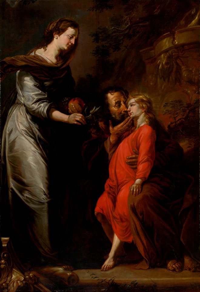 Stredoeurópsky maliar z prelomu 17. - 18. storočia - Bozk svätého Jozefa - O 6358 - Slovak National Gallery