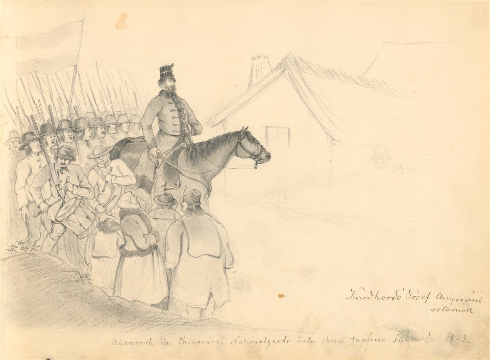Stredoeurópsky maliar z 19. storočia - Album kresieb z 1847 - 1849 - K 6079-32 - Slovak National Gallery