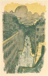 Street seen from above 1899