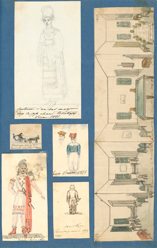 Stredoeurópsky maliar z 19. storočia - Album kresieb z rokov 1817 - 1870 - K 6232-20 - Slovak National Gallery