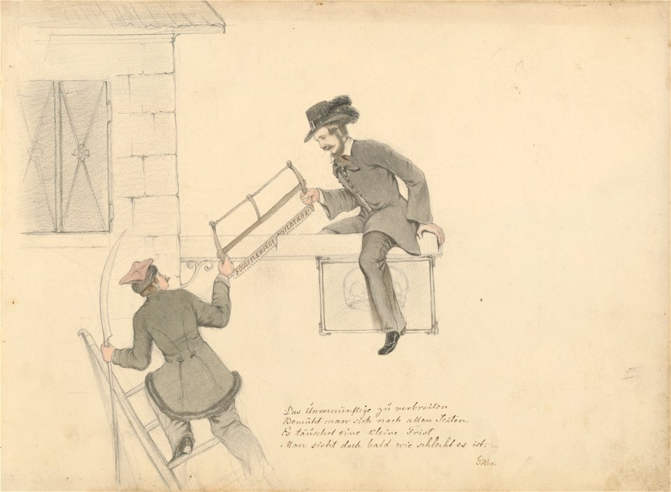 Stredoeurópsky maliar z 19. storočia - Album kresieb z 1847 - 1849 - K 6079-36 - Slovak National Gallery