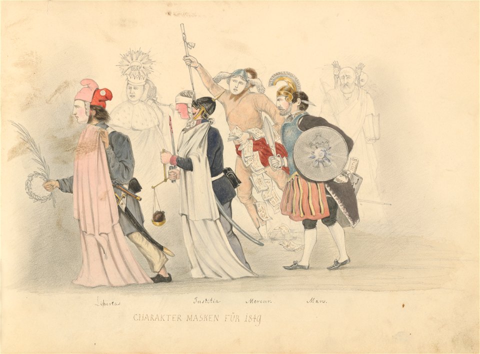 Stredoeurópsky maliar z 19. storočia - Album kresieb z 1847 - 1849 - K 6079-43 - Slovak National Gallery