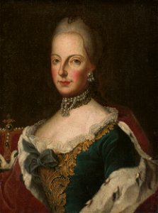 Stredoeurópsky maliar z polovice 18. storočia - Podobizeň Márie Terézie - O 192 - East Slovak Gallery