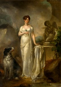 Peter Edward Stroehling - Portrait of Countess Jane Fleming. Free illustration for personal and commercial use.
