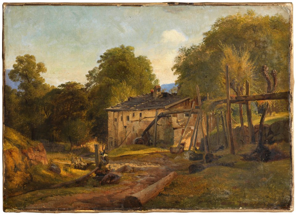 Studie från Tyrolen (Louis Gurlitt) - Nationalmuseum - 212119