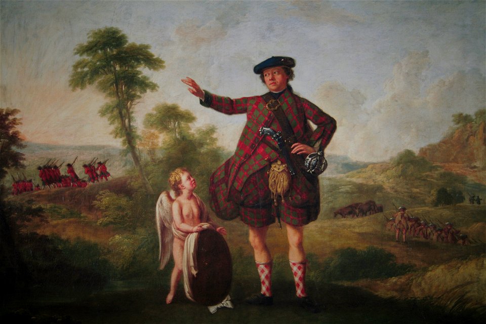 Stuart Threipland after the Battle of Culloden, by William Delacour