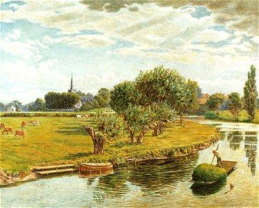 Stratford upon Avon in 1890 by Holman Hunt