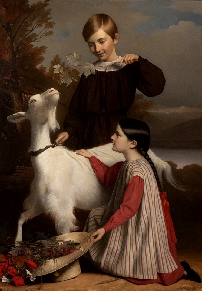 The Three Friends by Sebastien Straub, 1842
